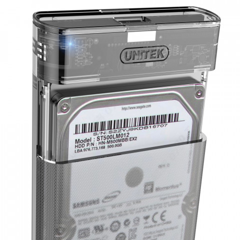 UNITEK OBUDOWA USB 3.1 HDD/SSD SATA 6G UASP S1103A - Galeria zdjęcie 3