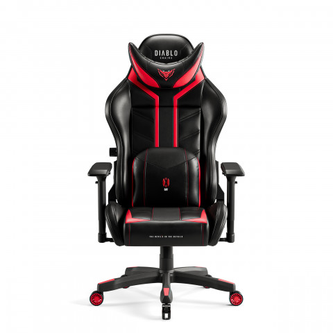 Fotel gamingowy DIABLO X-RAY normal fotel czarno-czerwony - Galeria zdjęcie 1
