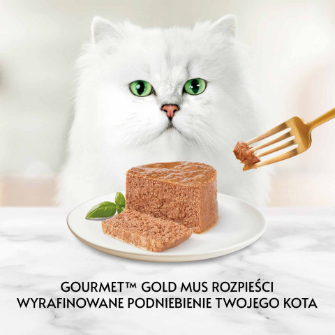 GOURMET GOLD Mus z drobiem mokra karma dla kota - 24x85 g - Galeria zdjęcie 3