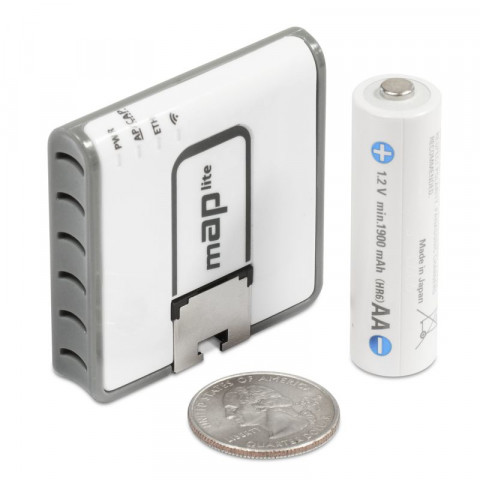 Router WiFi 4 Mikrotik mAP lite (RBmAPL-2nD) 2,4GHz(2x2) 1p - Galeria zdjęcie 2