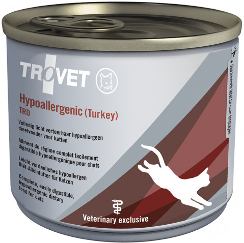 TROVET Hypoallergenic TRD z indykiem - mokra karma dla kota - 6x200g - Galeria zdjęcie 1