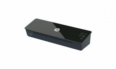 HP Laminator PRO LAMINATOR 600 A4, na zimno/gorąco, prędkość 60cm/min + 15 folii: 3xA4, 4xA5, 4xA6, 4xB-CARD, czarny - Galeria zdjęcie 1