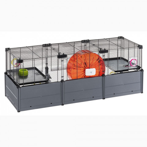 FERPLAST Multipla hamster large - klatka dla gryzoni - 107,5 x 37,5 x 42 cm - Galeria zdjęcie 9