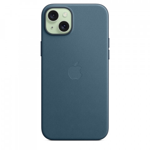 Apple iPhone 15 Plus FineWoven Case with MagSafe Blue - Galeria zdjęcie 4