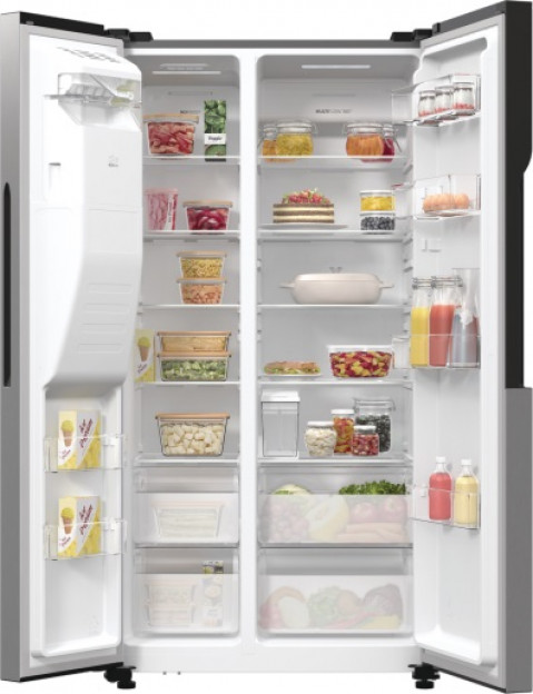 Lodówka GORENJE NRR9185ESXL Side by Side Dystrybutor Wody Kostkarka 178,6cm - Galeria zdjęcie 3