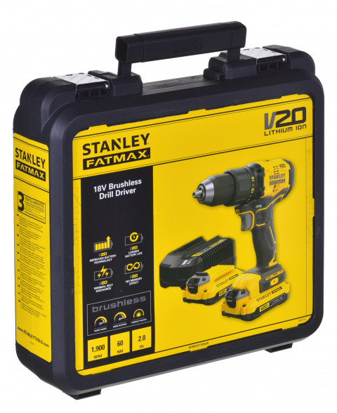 WKRĘTARKA 18V V20 STANLEY SFMCD710D2K-QW - Galeria zdjęcie 9