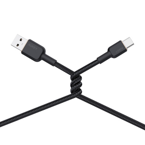 AUKEY CB-NAC1 KABEL USB-C QC PD 1M 3A 60W NYLON - Galeria zdjęcie 3