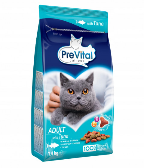 PREVITAL Adult Tuńczyk - sucha karma dla kota - 1,4kg - Galeria zdjęcie 1