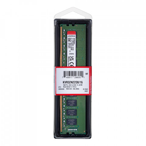 KINGSTON DDR4 16GB 3200MT/s CL22 DIMM - Galeria zdjęcie 1