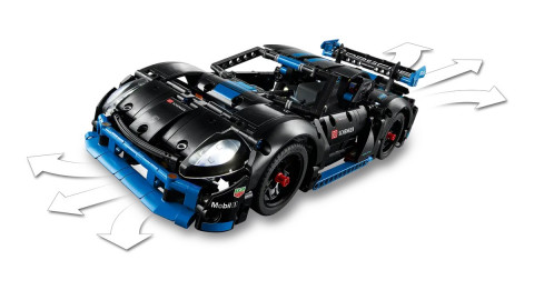 LEGO Technic 42176 Samochód wyścigowy Porsche GT4 e-Performance - Galeria zdjęcie 7