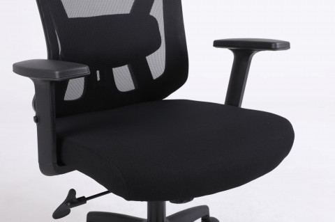 Ergonomiczny fotel biurowy ACTIVEJET T5 czarny - Galeria zdjęcie 8