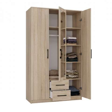 SZAFA ROMANA 120X205 SONOMA Z LUSTREM - Galeria zdjęcie 4