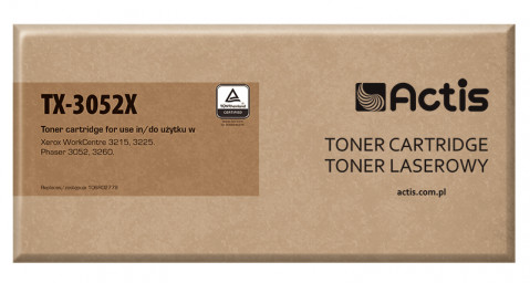 Actis TX-3052X Toner do drukarki Xerox, Zamiennik Xerox 106R02778; Standard; 3000 stron; czarny. - Galeria zdjęcie 1