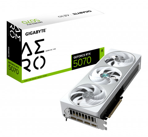 Karta graficzna Gigabyte GeForce RTX 5070 AERO OC 12GB (GV-N5070AERO OC-12GD) - Galeria zdjęcie 1