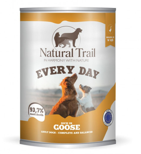 NATURAL TRAIL Every Day Bogata w gęś - mokra karma dla psa - 800g - Galeria zdjęcie 1