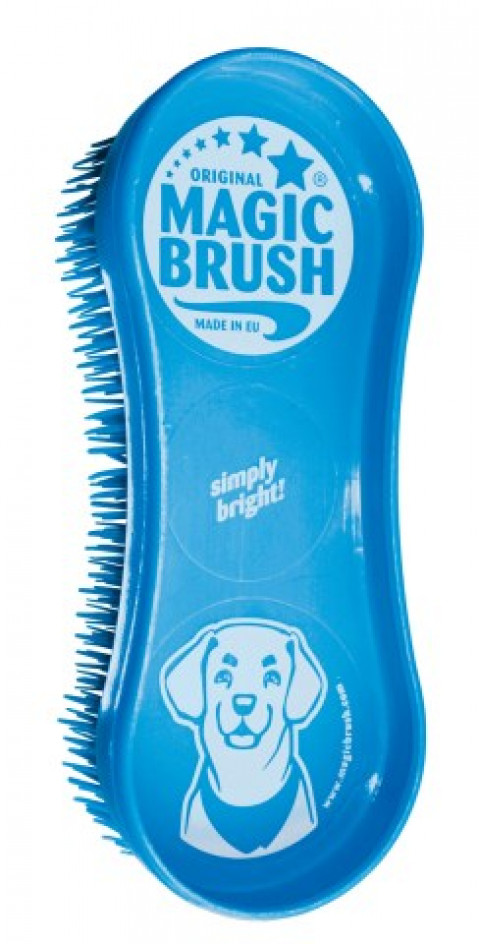 KERBL MagicBrush Blue Sky - szczotka dla psa - 6,5x3x16,5 cm - Galeria zdjęcie 2