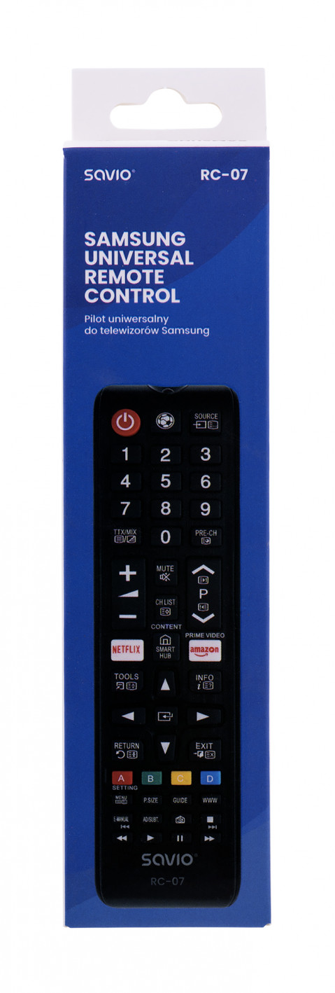 SAVIO PILOT UNIWERSALNY/ZAMIENNIK DO TV SAMSUNG RC-07 - Galeria zdjęcie 4