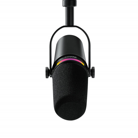 Shure MV7+-K - Mikrofon lektorski/wokalny ze złączem XLR/USB-C Czarny - Galeria zdjęcie 4