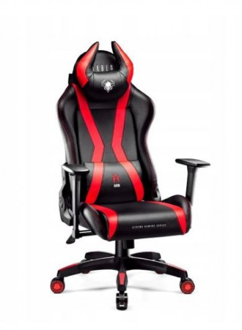 Fotel gamingowy DIABLO X-HORN 2.0 normal fotel czarno-czerwony - Galeria zdjęcie 5