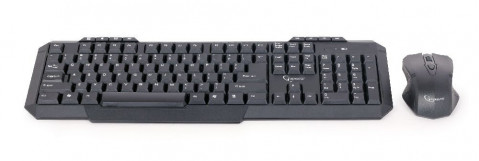 Gembird klawiatura kbs-wm-02 bezprz. + mysz kbs-wm-02 - Galeria zdjęcie 1