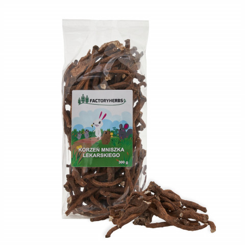 FACTORYHERBS Korzeń mniszka lekarskiego - przysmak dla gryzoni i królika - 300 g - Galeria zdjęcie 1