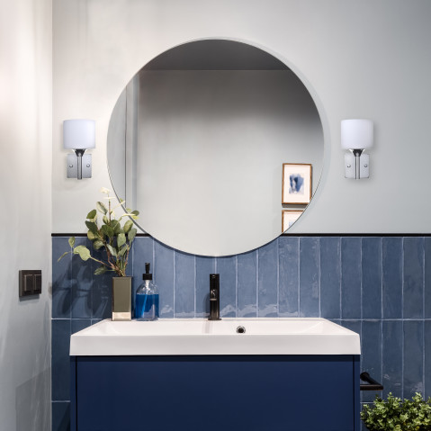 Żyrandol klasyczna lampa sufitowa wisząca Activejet MIRA Chrom 5xE27 do salonu - Galeria zdjęcie 5