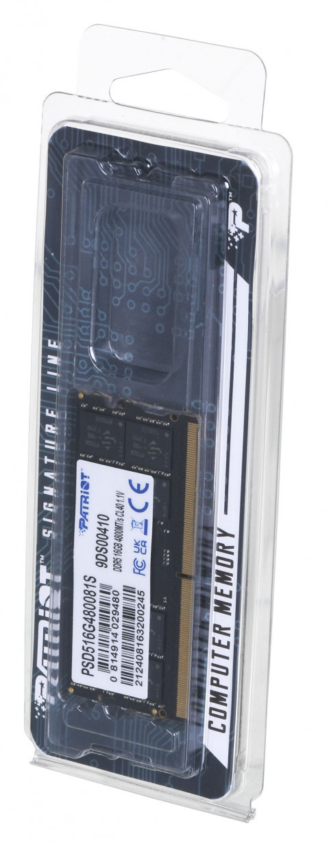 PATRIOT SIGNATURE SO-DIMM DDR5 16GB 4800MHz 1 Rank - Galeria zdjęcie 3