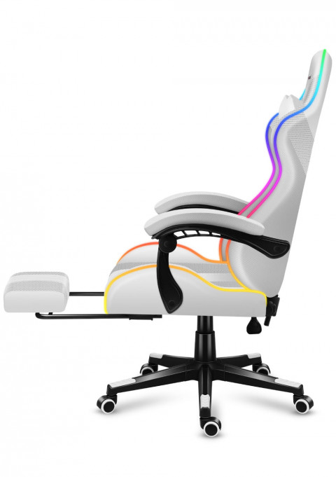 Fotel gamingowy Huzaro Force 4.7 RGB White - Galeria zdjęcie 11