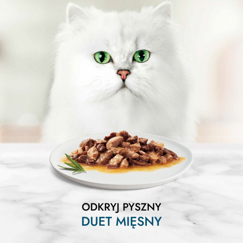 GOURMET PERLE Duet Mięsny - mokra karma dla dorosłego kota - 4x85g - Galeria zdjęcie 6