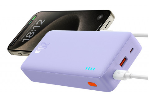 BASEUS POWERBANK AIRPOW 20000MAH 20W (FIOLETOWY) - Galeria zdjęcie 5