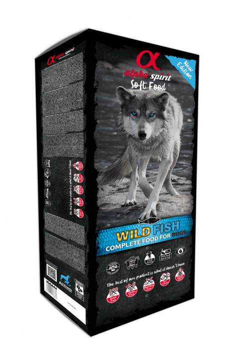 ALPHA SPIRIT Soft Food Wild fish - półwilgotna karma dla psa - 9kg - Galeria zdjęcie 1