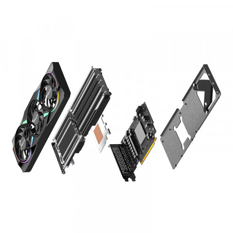 Karta graf. PNY GeForce RTX 5070 12GB ARGB OC 3-FAN - Galeria zdjęcie 4
