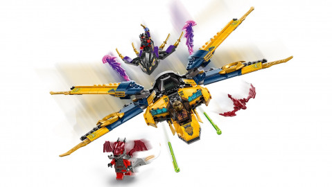 LEGO NINJAGO 71833 Ras i burzowy superodrzutowiec Arina - Galeria zdjęcie 4