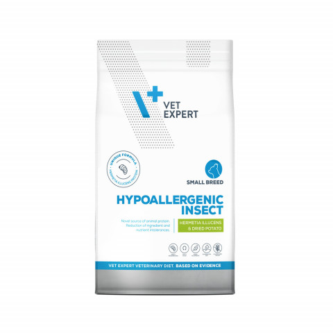 VET EXPERT Veterinary Diet Hypoallergenic Insect Small Breed - sucha karma dla psa - 8kg - Galeria zdjęcie 1