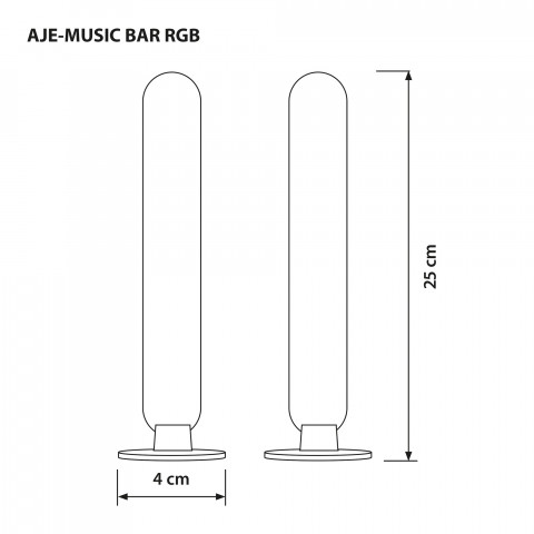 Lampka muzyczna LED Activejet AJE-MUSIC BAR RGB - Galeria zdjęcie 15
