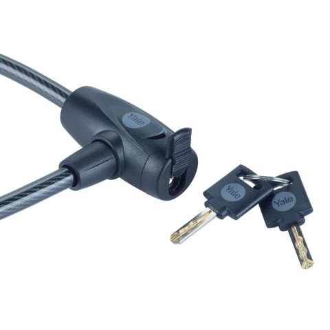 Linka rowerowa stalowa na klucz 10x600mm Yale Essential Security Keyed Cable Lock 10mm - Galeria zdjęcie 4