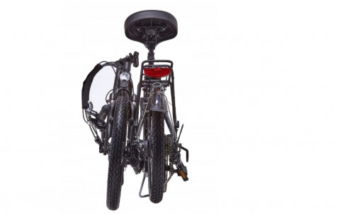JOBOBIKE Sam - Składany Rower Elektryczny Miejski Dla Seniora 250W Szary - Galeria zdjęcie 5