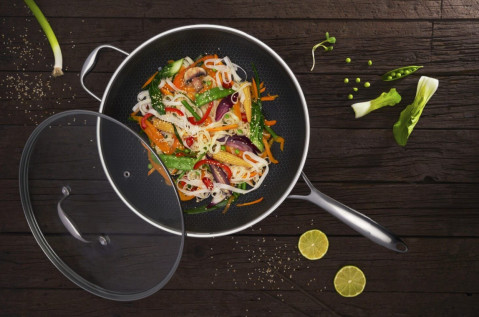 Wok Kohersen Black Cube 32cm - Galeria zdjęcie 12