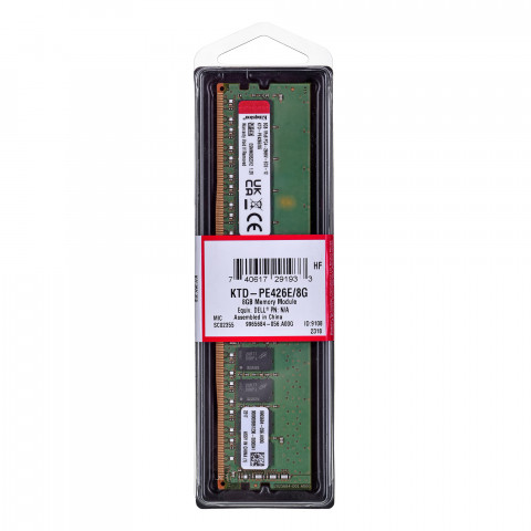 Pamięć Kingston dedykowana do Dell 8GB DDR4-2666Mhz ECC Module - Galeria zdjęcie 1