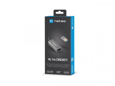 NATEC KARTA SIECIOWA CRICKET USB 3.0 1X RJ45 - Galeria zdjęcie 2