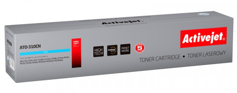 Activejet ATO-310CN Toner do drukarki OKI, Zamiennik OKI 44469706; Supreme; 2000 stron; błękitny. - Galeria zdjęcie 1