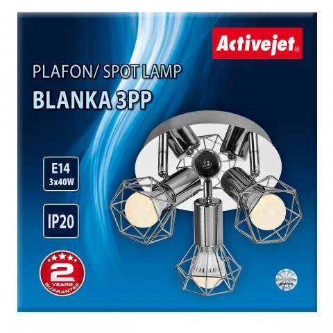 Plafon AJE-BLANKA 3PP E14 3x40W - Galeria zdjęcie 3
