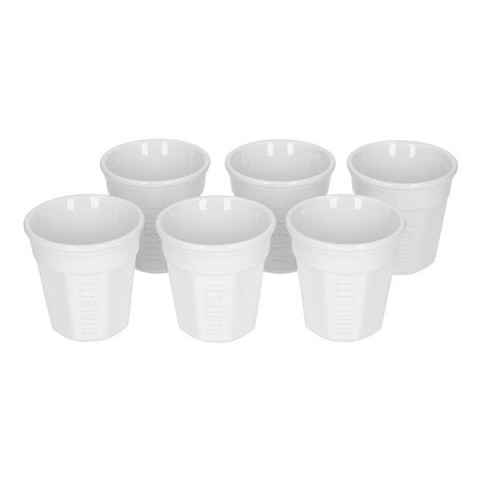 Bialetti Bicchierini zestaw 6 filiżanek do espresso biały - Galeria zdjęcie 1