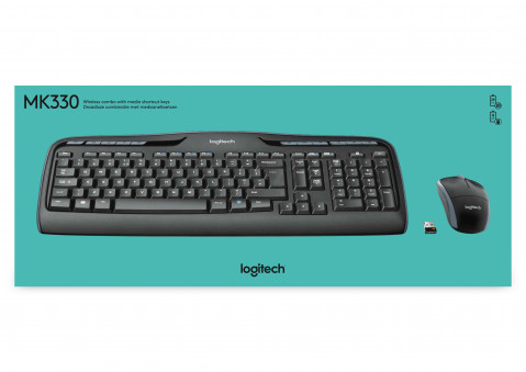 Zestaw Klawiatura + Mysz Logitech MK330 Combo, bezprzewodowy - Galeria zdjęcie 4