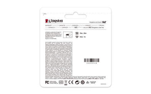 Karta pamięci z adapterem Kingston Canvas Select Plus SDCS2/128GB (128GB; Class 10, Class U1, V10; + adapter) - Galeria zdjęcie 6