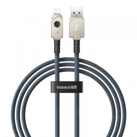 Kabel Baseus Unbreakable USB-IP 2.4A 1m (biały) - Galeria zdjęcie 1