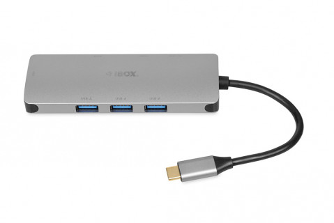 IBOX HUB USB IUH3RJ4K USB3.2 LAN HDMI 4K PD100W - Galeria zdjęcie 3
