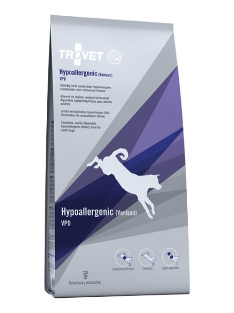 TROVET Hypoallergenic VPD z dziczyzną - sucha karma dla psa - 10 kg - Galeria zdjęcie 1