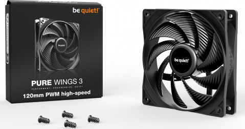 Wentylator BE QUIET! PURE WINGS 3 120mm PWM high-speed - Galeria zdjęcie 3