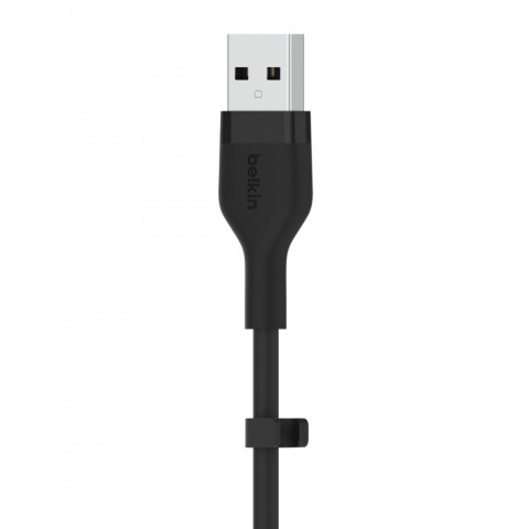 Kabel Belkin BoostCharge Flex USB-C to USB-A Cable 15W 3m Silicone Black - Galeria zdjęcie 5